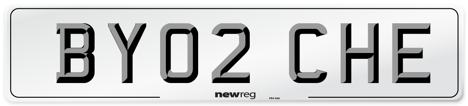 BY02 CHE Number Plate from New Reg